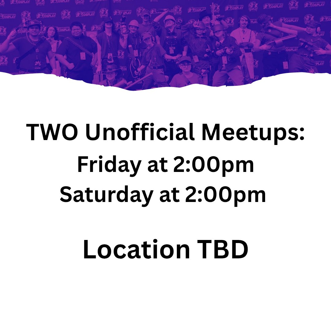 Two UNOFFICIAL #TF2 Cosplay Community meetups at #SaltLakeCityFanX !