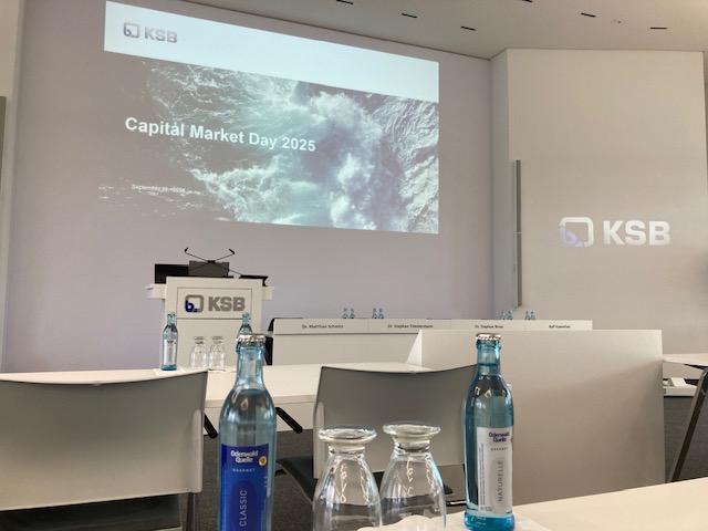 Papamicha007's tweet photo. War diese Woche auf dem #CMD #CMD2025 #CapitalMarketsDay von #KSB in #Frankenthal, spannende Einblicke in die Gesellschaft erhalten. https://t.co/A3zXhLT2QI