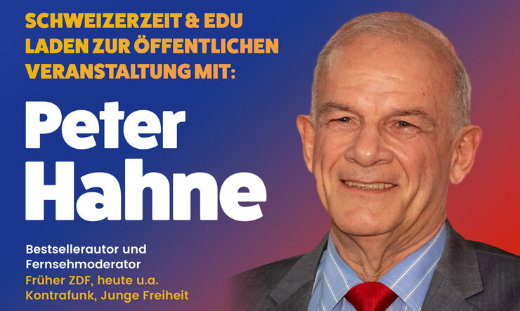 EDUSchweiz's tweet image. 🔥Schon bald kommt Peter Hahne für eine Grossveranstaltung in die Schweiz.🇨🇭 Auf Einladung der Schweizerzeit und der EDU Schweiz spricht der ehemalige Fernsehmoderator (ZDF) und Bestsellerautor am Freitag, 26. September 2025 in Kloten ZH. Sichern Sie sich jetzt Ihr Ticket 🎫 und…