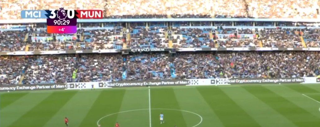 Manchester city are winning in a derby by the way ....... And look how many seats are empty 
Never beating the accusations 
EMPTYhad😂😂😭😭😭😭
#ManchesterUnited