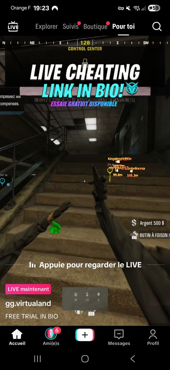 CalllMeStatic's tweet image. Cest normal ca 🤣🤣🤣 @CallofDuty @CallofDutyFR des cheateur en live sur tiktok et pas banni j'adore apres on peut se faire ban car on insulte les mecs comme lui sa me tue 🤣🤣