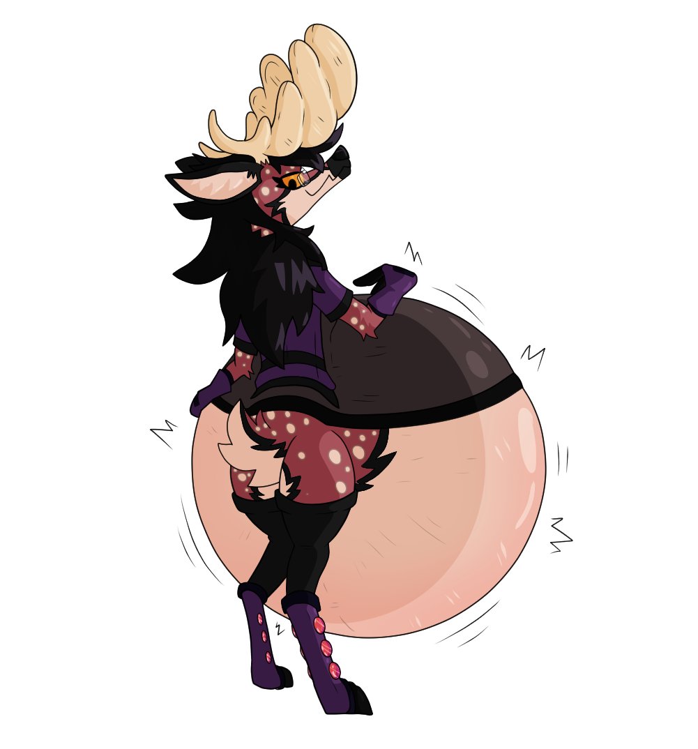 Helium makes her feel lighter -w-