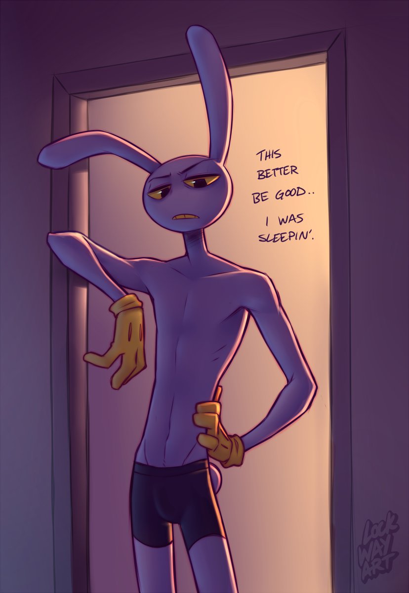 Do you in fact have a good reason for waking him up? 🤭

#Jax #TADC #TheAmazingDigitalCricus