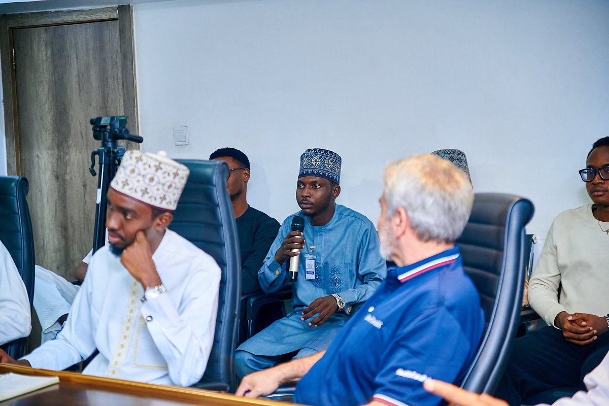 BulkachuwaKabir's tweet photo. 11th September, 2025. Arrival Day of #AYHS @AfricaYouthHS
A courtesy visit to the Honorable minister of youth development @fmydNG , Comrade Ayodele Olawande Wisdom @ayowisdom_. The delegation comprised members of the organizing committee, our partners for #AYHS and delegates…1 https://t.co/23UzZt2bTm