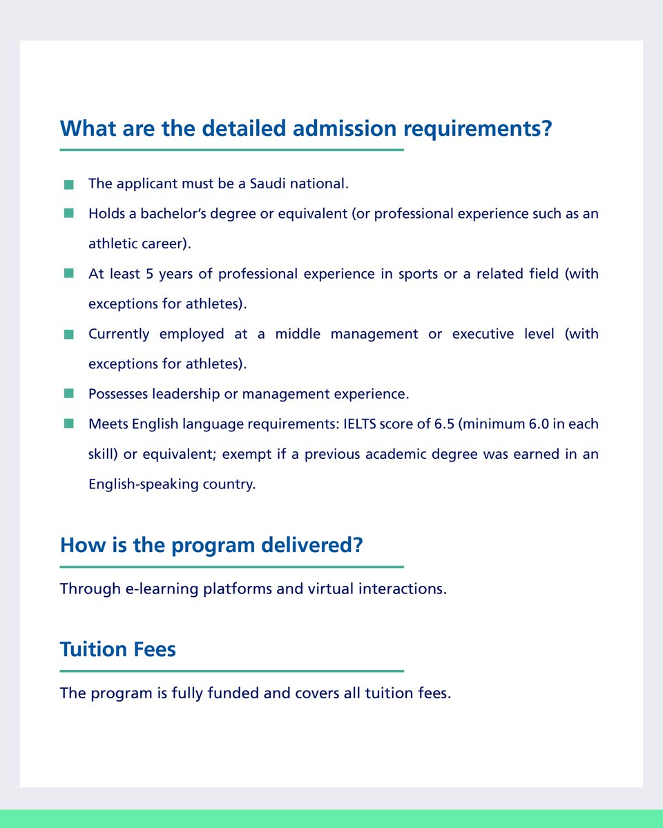 🔍 Do you have a question about the Master in Strategic Sport Leadership program?

Discover the program’s benefits and admission requirements to register ✨