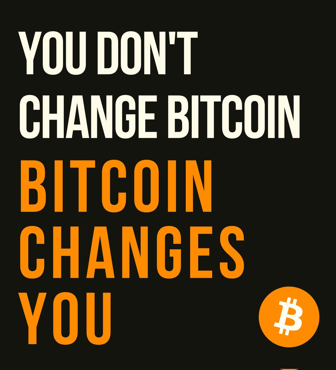 #Bitcoin Changes you.