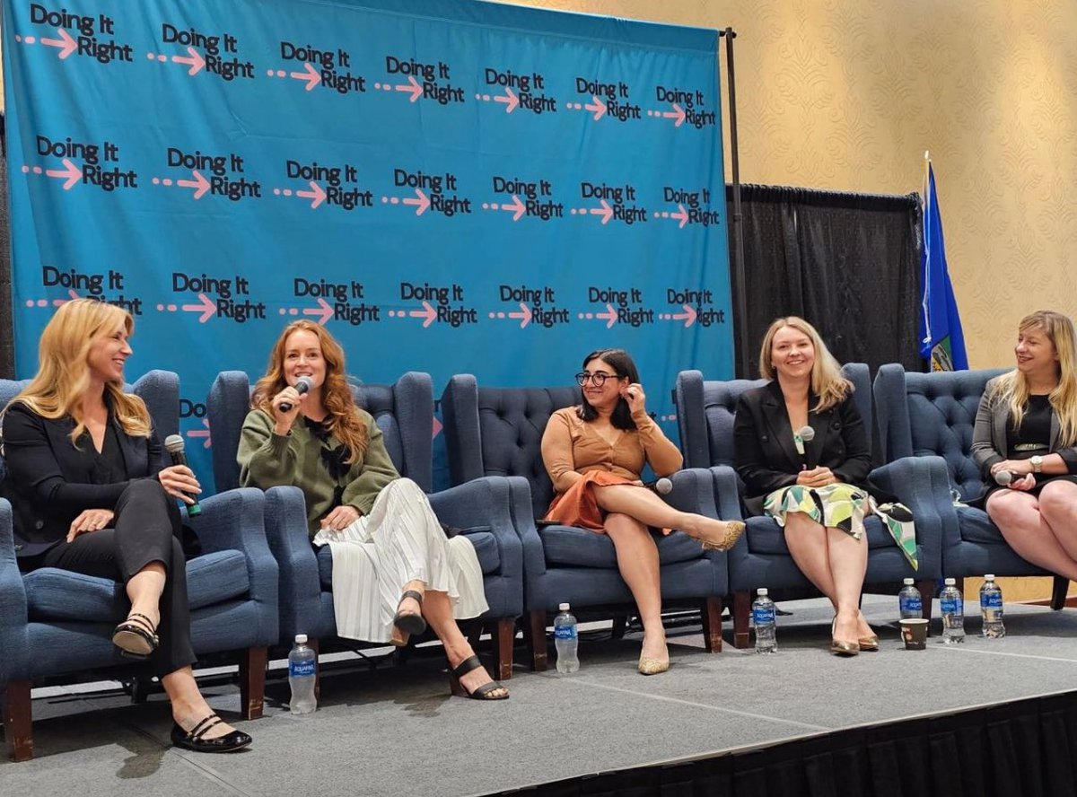 Had a great time on this multi-partisan women’s panel at the Women Doing it Right Conference. Thanks to moderators <a href="/Barootes/">Erika Barootes</a> &amp; <a href="/cherylanne/">Cheryl Oates</a> from the  <a href="/TheDiscourse__/">TheDiscoursePod</a> and co-panelists <a href="/sabrinagrover/">Sabrina Grover</a> <a href="/lindsayamantea/">Lindsay (GOTV) Amantea</a> for the conversation.

#abpoli #cdnpoli
