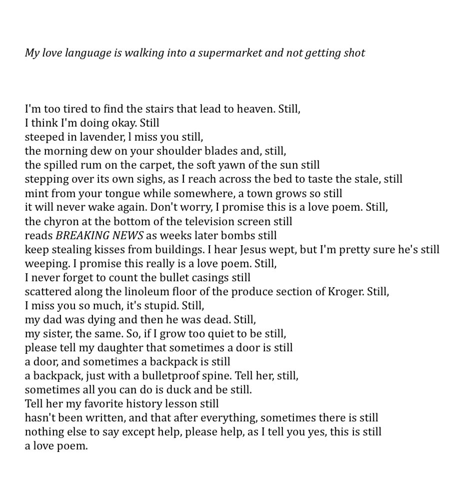 This is the first poem in my collection forthcoming from <a href="/CowboyJamboree/">Cowboy Jamboree Press</a> (May 2026). The poem originally appeared in the always wonderful <a href="/onlypoemsmag/">ONLY POEMS</a>.
