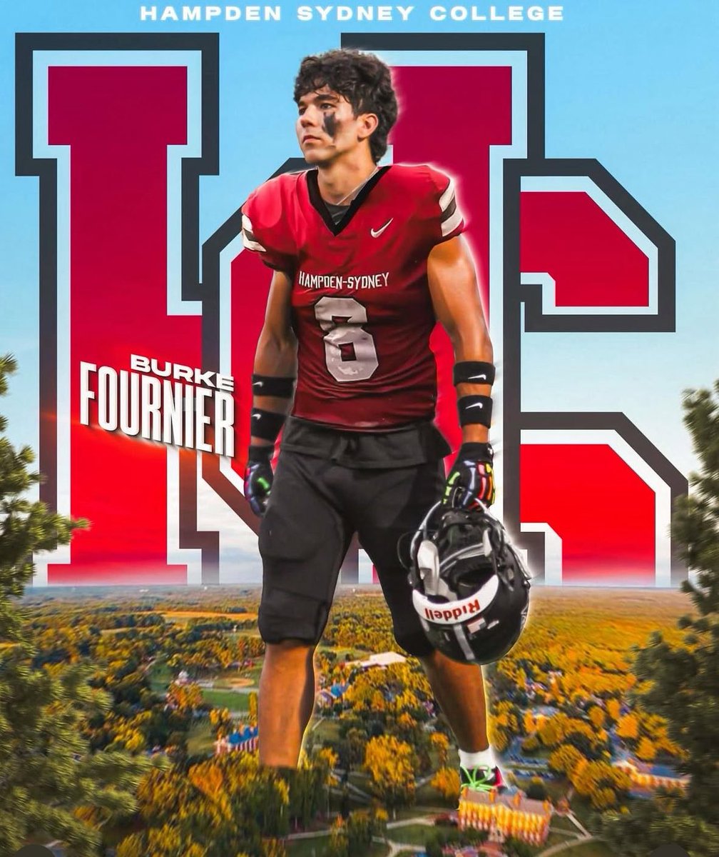 Blessed to announce my commitment to Hampden-Sydney College! Thankful to God—none of this is possible without Him. Grateful for my family, coaches, and friends for all their support. 
<a href="/HSC__FOOTBALL/">H-SC Football</a> <a href="/HSCathletics/">H-SC Athletics</a> <a href="/Coach_Luvara/">Vince Luvara</a> <a href="/ZachZullinger/">Zach Zullinger '07</a> <a href="/CoachTPorterWR/">Tayshaun Porter</a> <a href="/CosbyTitansFB/">Cosby Titans Football</a>
