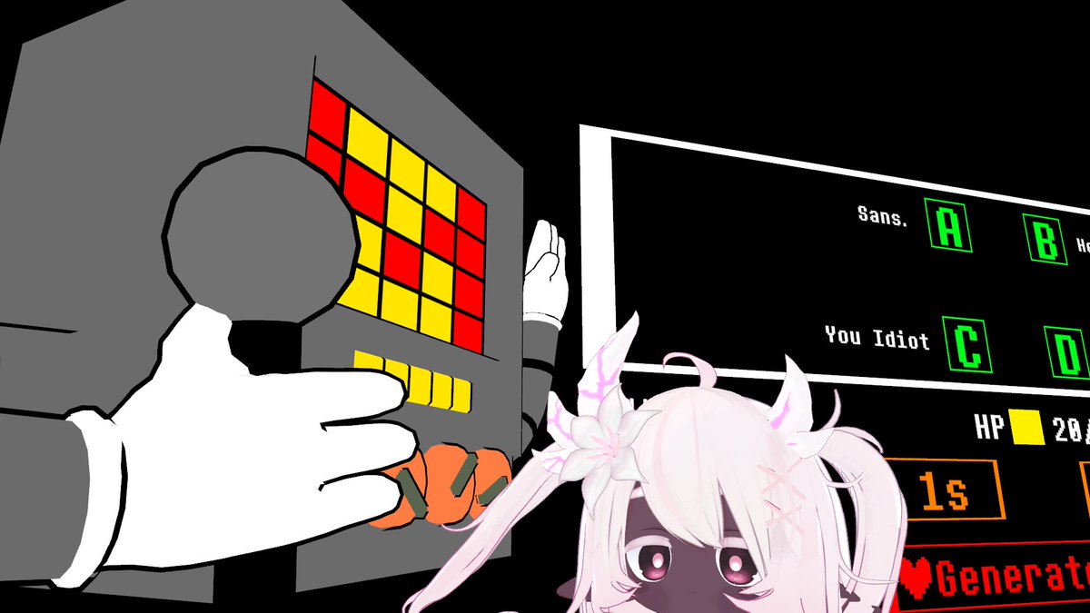 ＊ アンダーテール１０周年おめでとう！

＊ アンダーテールのイントロクイズで遊べるVRChatワールドを作ったよ！ぜひ遊んでみてね！

ワールド名：
Undertale Music Intro Quiz

URL：
vrchat.com/home/launch?wo…

#undertale10thAnniversary #undertale #vrchat
