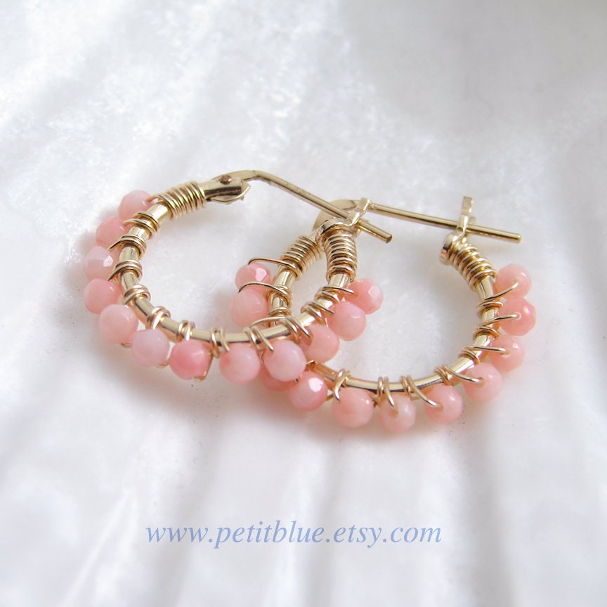 JewelryByMikako's tweet image. Coral Hoop Earrings ~ Light Rose ~ 10mm, 12mm, 14mm ~ 14K GF Earrings ~ Small Hoops ~ Pink Coral ~ Small Coral Hoops ~ Bridesmaid Gift tuppu.net/f42c4add  #SmallHoop