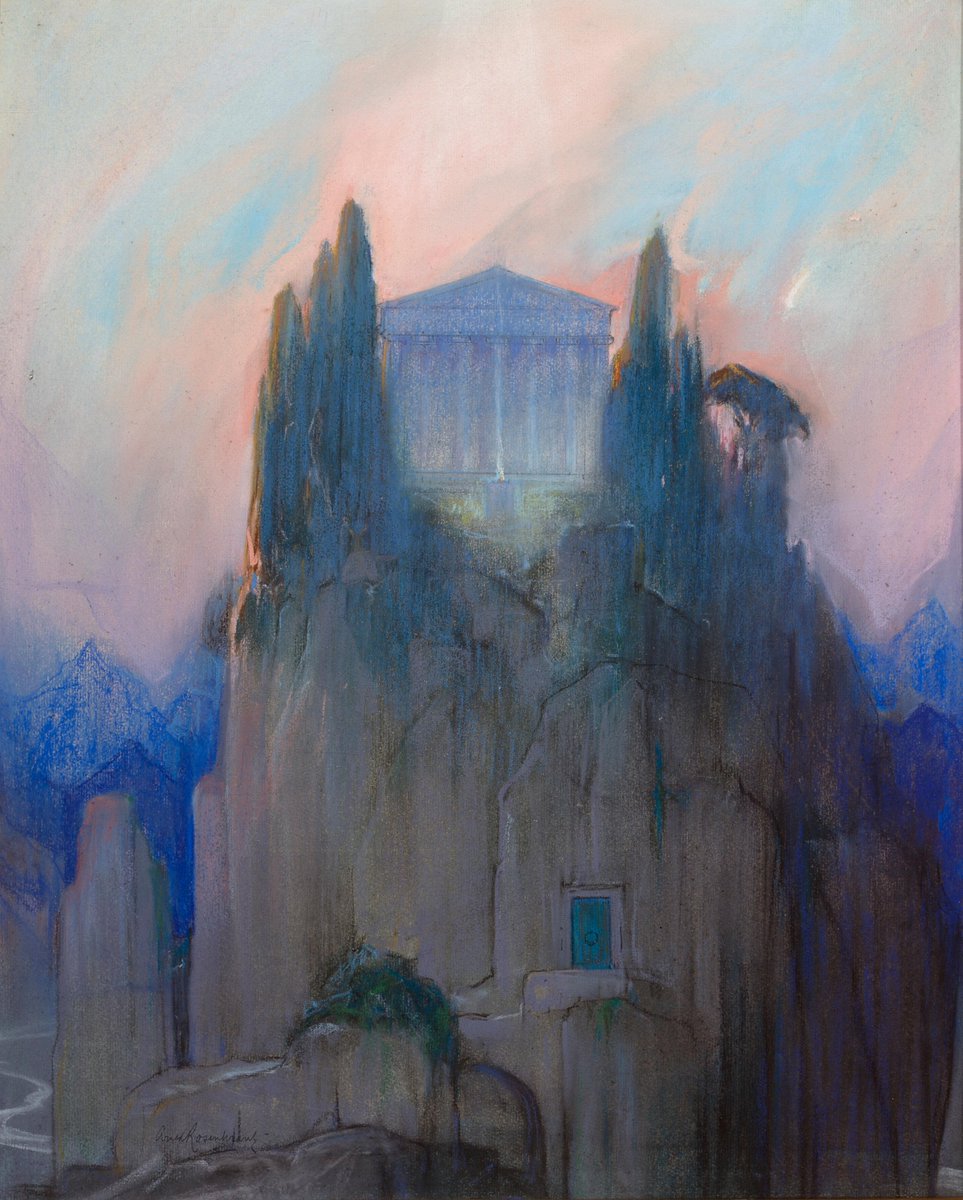 cartographer_s's tweet image. The Temple - Arild Rosenkrantz
