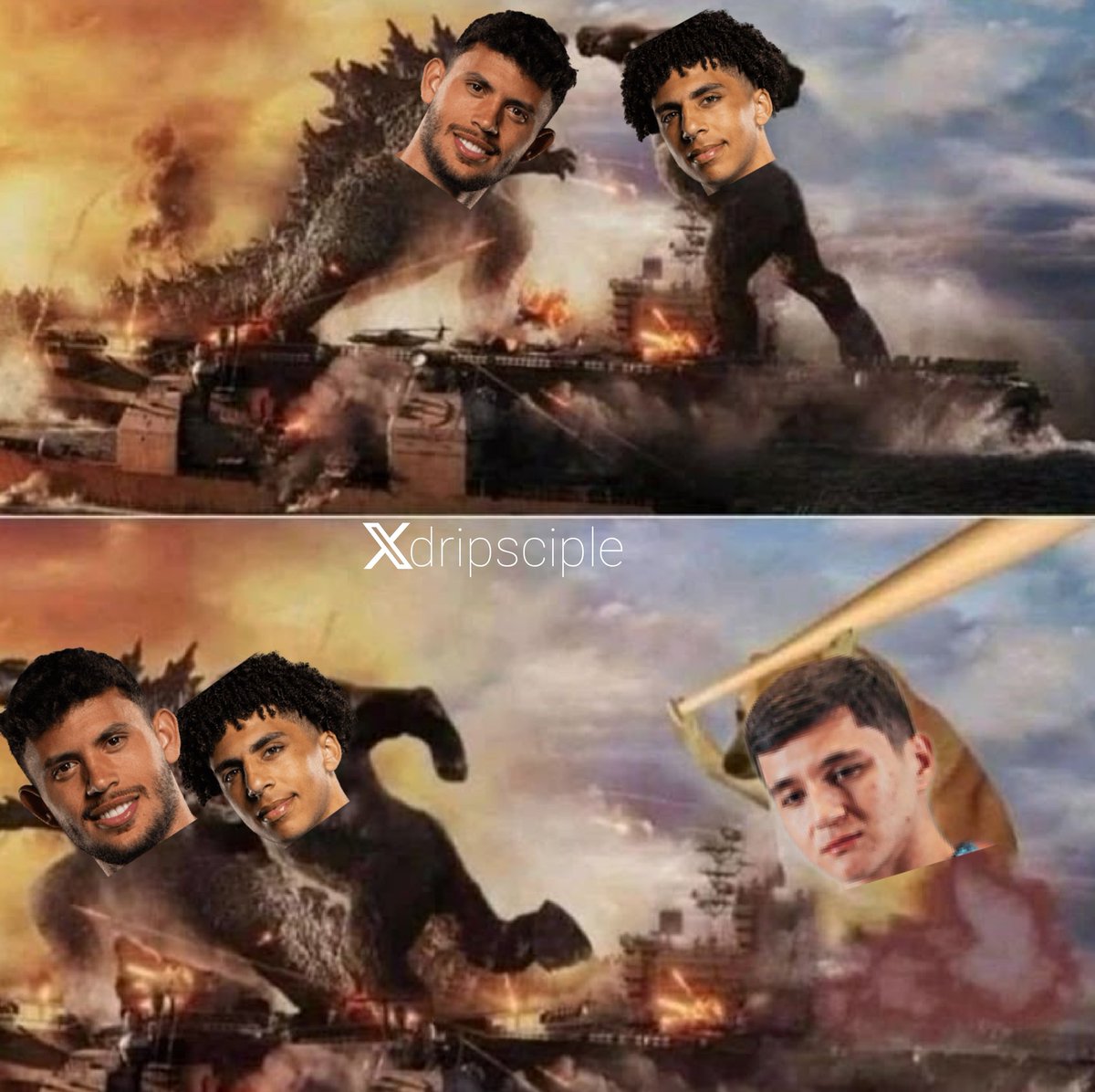 The "right back" debate at Man City. 😇🤝