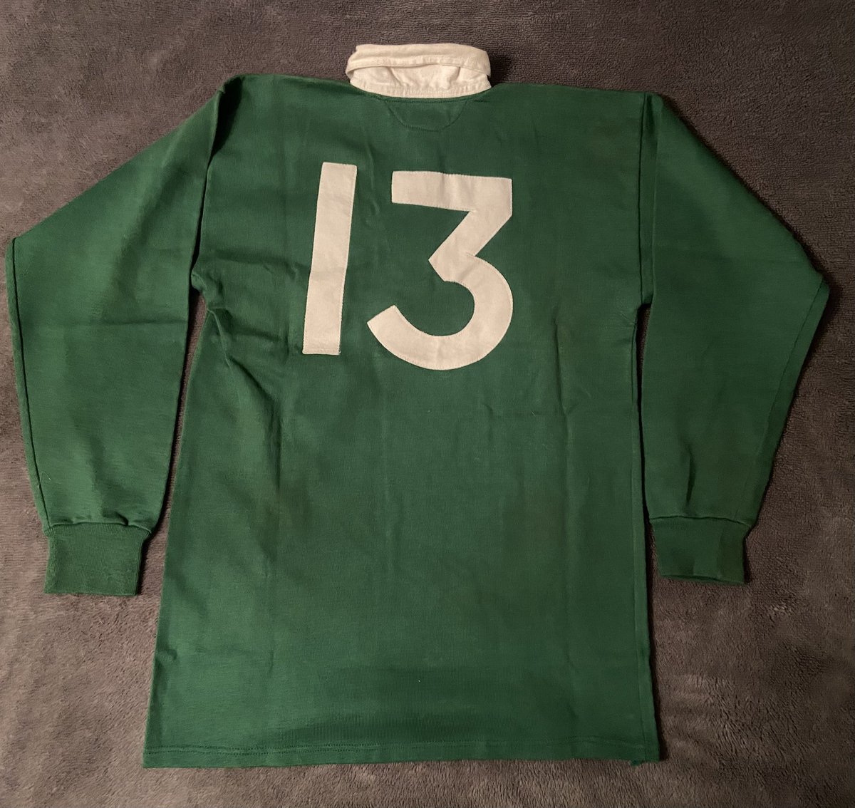 David Irwin match worn Ireland shirt from the 1981 tour to South Africa ☘️🇿🇦