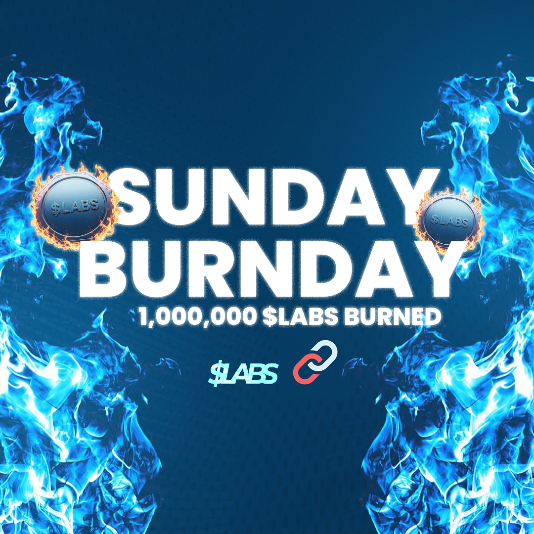 🔥 It’s Sunday BurnDay!

We’ve just burned 1,000,000 $LABS from circulation.

Less supply → More scarcity → Stronger ecosystem 🚀

♻️ Weekly burns are part of our long-term commitment to $LABS holders.

⛓️ TX: d74325bf4a9cf73c350862b6fd0c99e6583cc1735ac1656b41dc3cc5ba9ce221