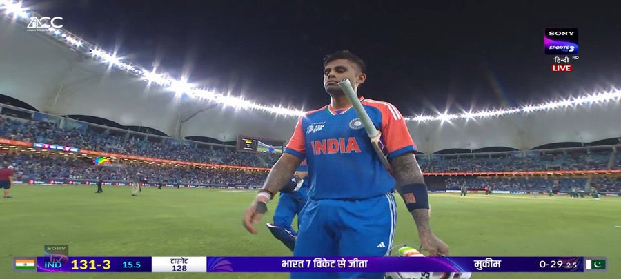 montana9_'s tweet photo. No handshake after the win. 🇮🇳
That itself was the loudest statement in #INDvsPAK https://t.co/Gjrp1aCRAI