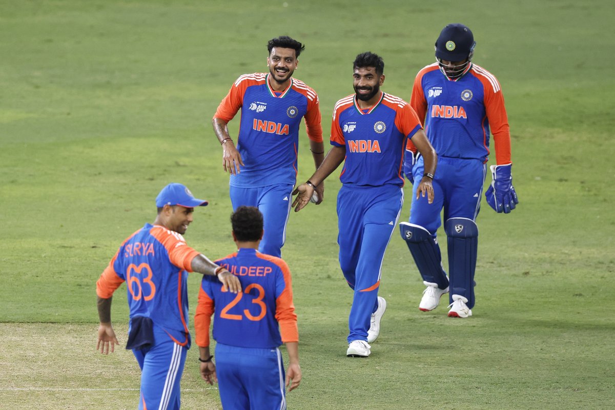 2⃣ wins on the bounce for #TeamIndia! 🙌

A dominating show with bat &amp; ball from Surya Kumar Yadav &amp; Co. to bag 2 more points! 👏 💪

Scorecard ▶️ bit.ly/INDvPAK-ASIACU…

#AsiaCup2025