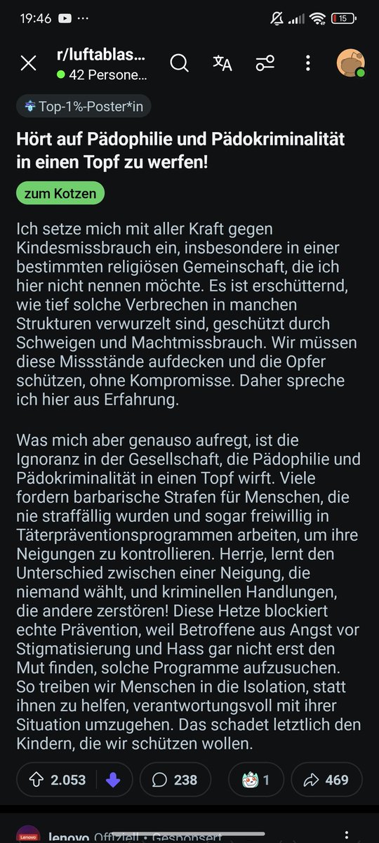Reddit, das Drecksloch der Sozialen Medien.