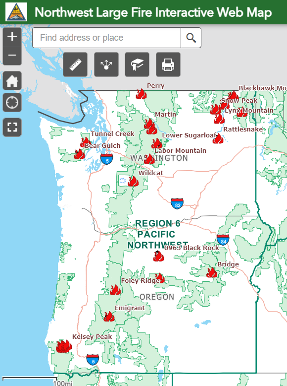 Seven large wildfires in the Pacific Northwest were contained last week thanks to the effort of firefighters.

There are still 21 large active fires in Oregon and Washington affecting about 180,000 acres.🔥🧵⤵️