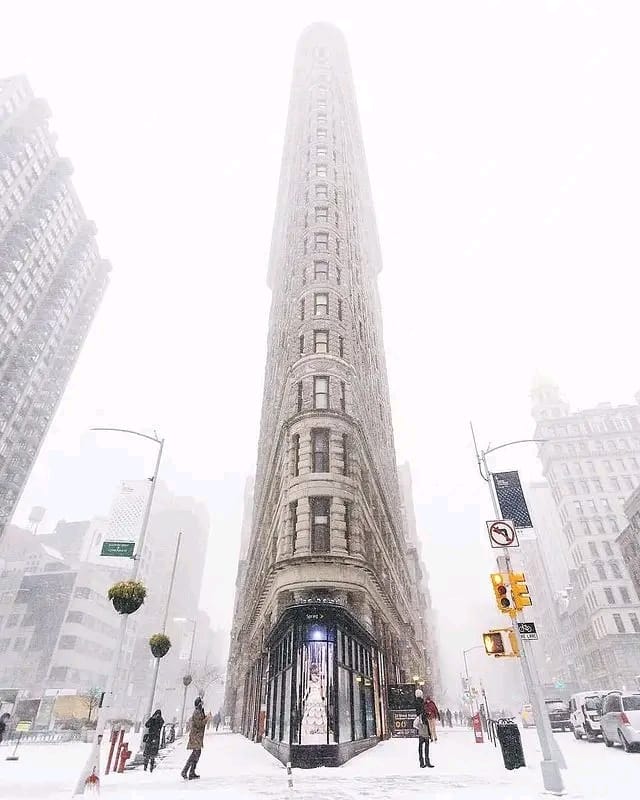 Flatiron Building in Winter