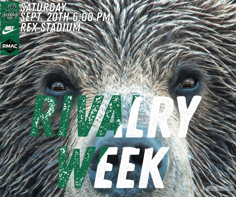 #WeUsOur
<a href="/ASUGrizzlies/">Adams State Grizzlies</a>