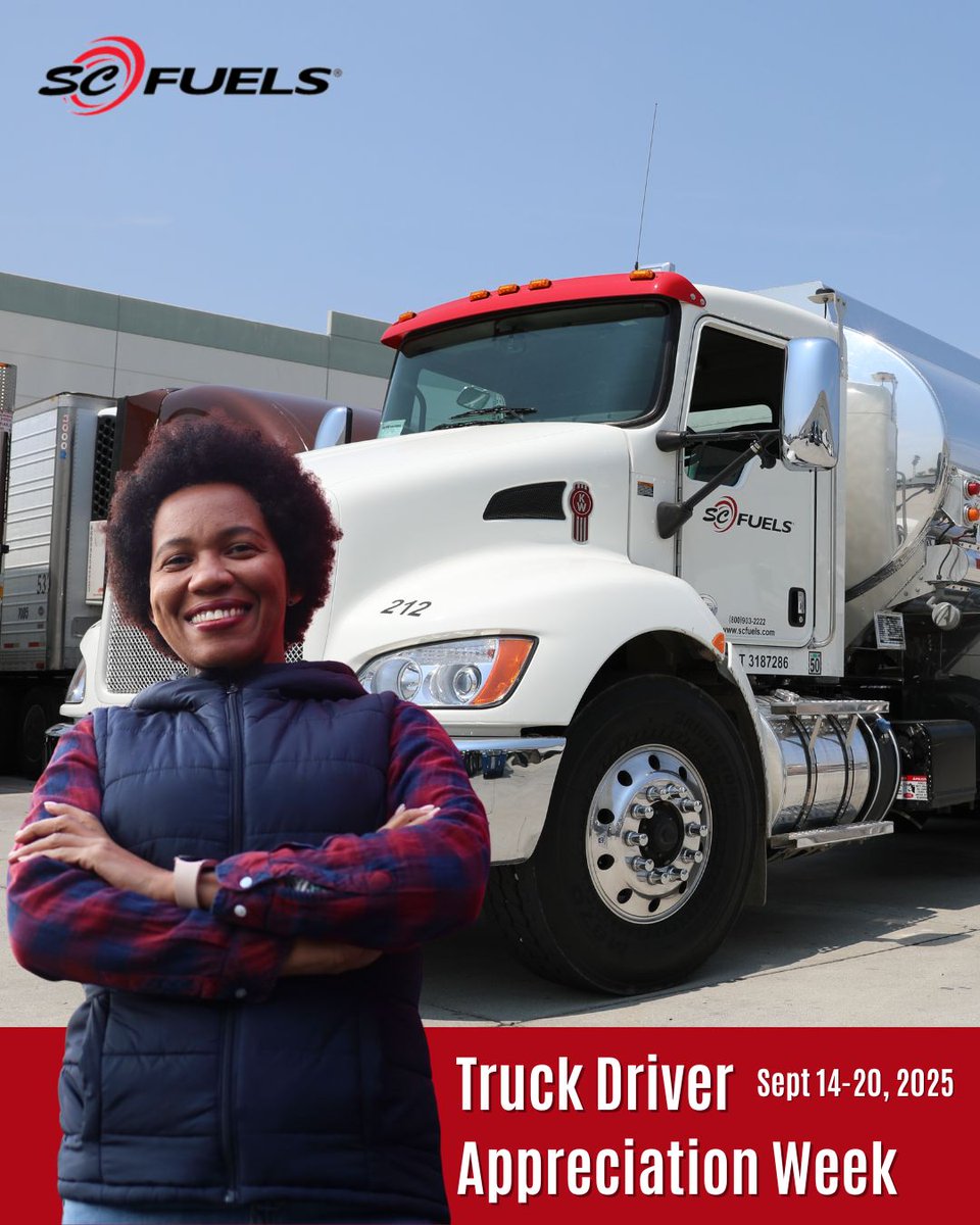 Join us in celebrating National Truck Driver Appreciation Week! 👏👏👏

Thank you to the millions of truck drivers across our beautiful nation who wake up every day and get it done! You keep our country moving forward, and your effort does not go unnoticed. 

#scfuels #trucking