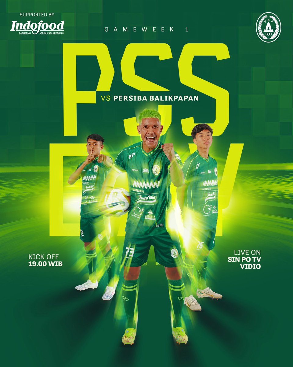 IT’S OFFICIALLY #PSSday! 🟢⚪⚫

𝐋𝐞𝐭’𝐬 𝐠𝐞𝐭 𝐢𝐭, 𝐒𝐮𝐩𝐞𝐫 𝐄𝐥𝐣𝐚! 🦅

#PSS #COSE #PSSvsPersiba #PSSday