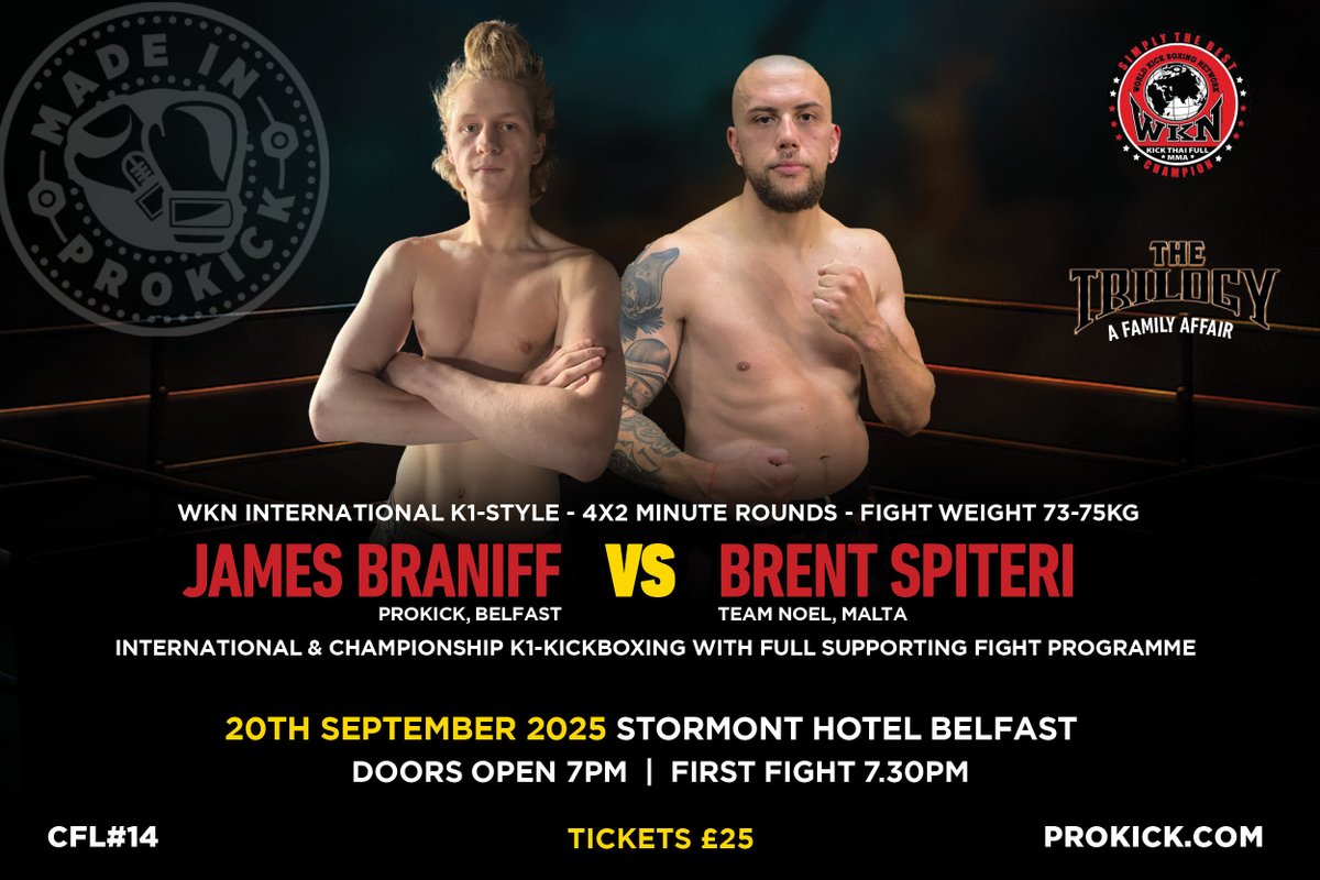 Billy Murray - ProKick Gym, Belfast tweet media