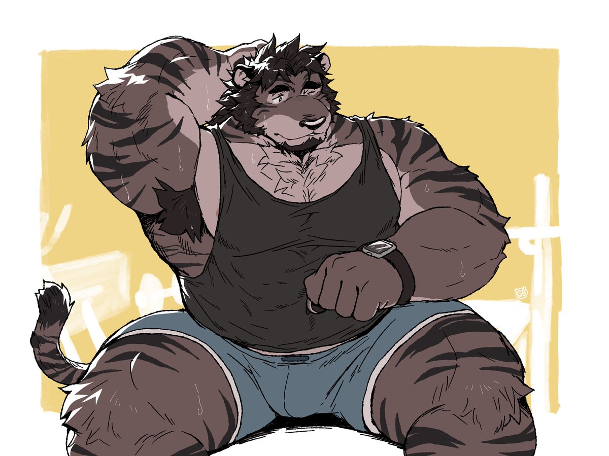 Gotta hit the showers soon… 

🎨: <a href="/BearWivMe/">🍭GAMUBEAR🍬</a>