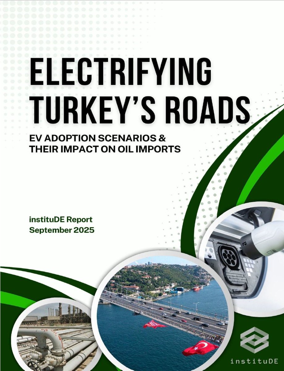 📢 Stay informed with the latest on Turkey! 

🔎 ANALYSIS
👉<a href="/bakikaya01/">Baki</a>, <a href="/TOmerGuler/">Ömer Güler</a>, <a href="/harunfb82/">Harun Güngör</a> &amp; <a href="/msenesesen/">enes esen</a> from instituDE explore EV adoption scenarios and their impact on oil imports.
👉<a href="/hasimtekines/">hasim</a> from instituDE  examines Erdoğan’s China visit and Ankara’s balancing act.