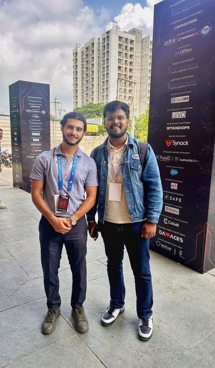 varad_mene's tweet image. Had an amazing experience at @bsidesahmedabad 2025! 🚀
The highlight was meeting legends of the security community — @GodfatherOrwa , @HusseiN98D , @XHackerx007 , and Alex.

#BSidesAhmedabad #CyberSecurity #InfosecCommunity #Networking