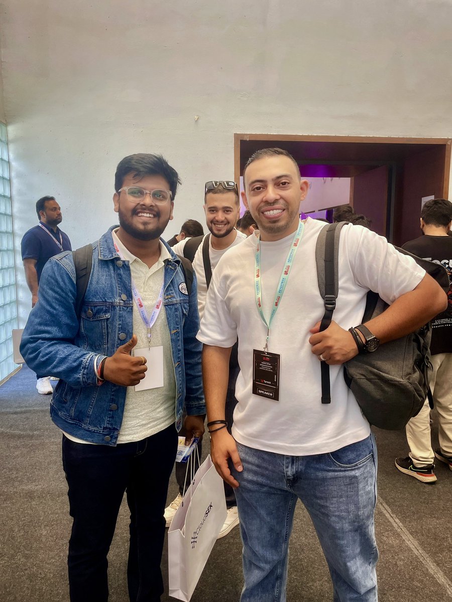 varad_mene's tweet image. Had an amazing experience at @bsidesahmedabad 2025! 🚀
The highlight was meeting legends of the security community — @GodfatherOrwa , @HusseiN98D , @XHackerx007 , and Alex.

#BSidesAhmedabad #CyberSecurity #InfosecCommunity #Networking