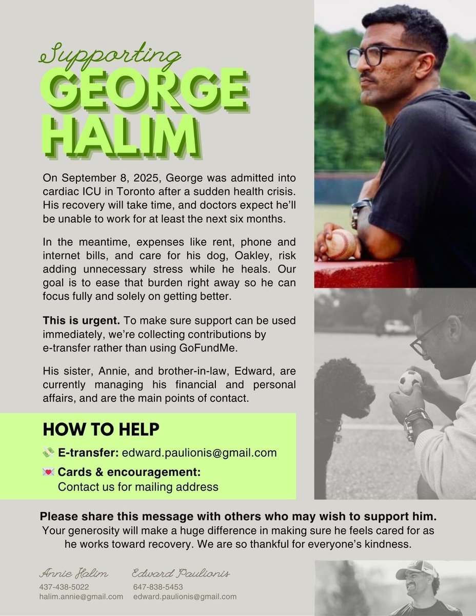 Was just informed of the below. If you're able to help George, please do.