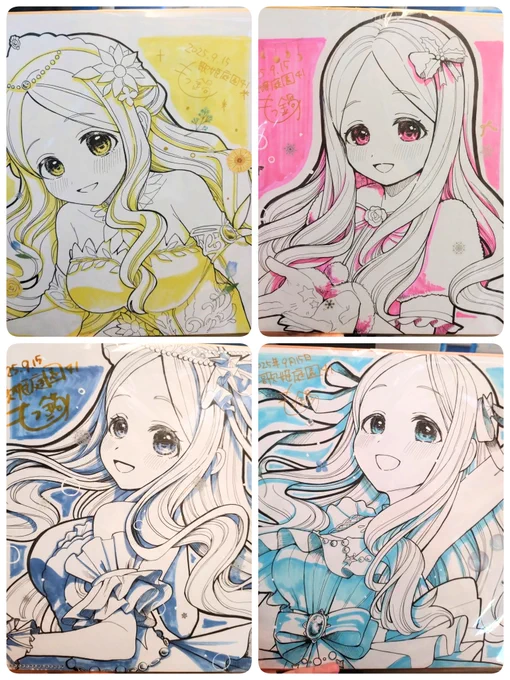 #歌姫庭園41
色紙持っていきますφ(..)カキカキ 
