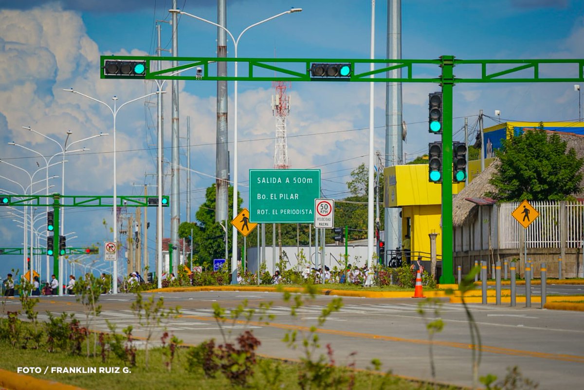 🚧✨ Imágenes del Tramo 1 de la Pista Héroes de la Insurrección 🛣️🔥, símbolo de progreso, memoria histórica y orgullo nicaragüense 🇳🇮🙌.