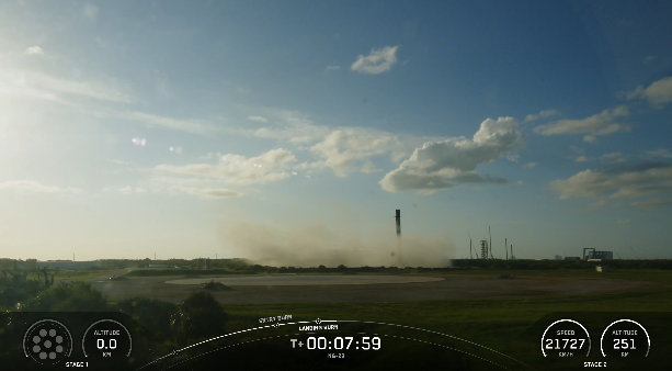 StingerNSW's tweet photo. Welcome Back Booster B1094.4 🚀 
#SpaceX #Falcon9 #NG23 #LZ2