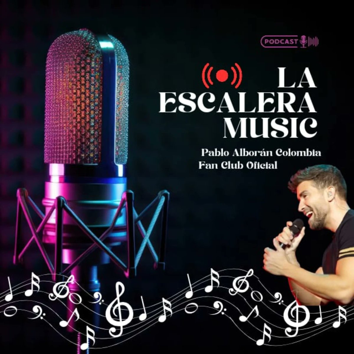 MusicEscaleraOf's tweet photo. Tenemos nuevo episodio de #LaEscaleraMusic link de eecucha en nuestras stories #UnPodcastDeFansParaFans @pabloalboran @SpotifyColombia 
Play 👇👇👇
https://t.co/C8r00HociV https://t.co/bpSWqmuJ8n