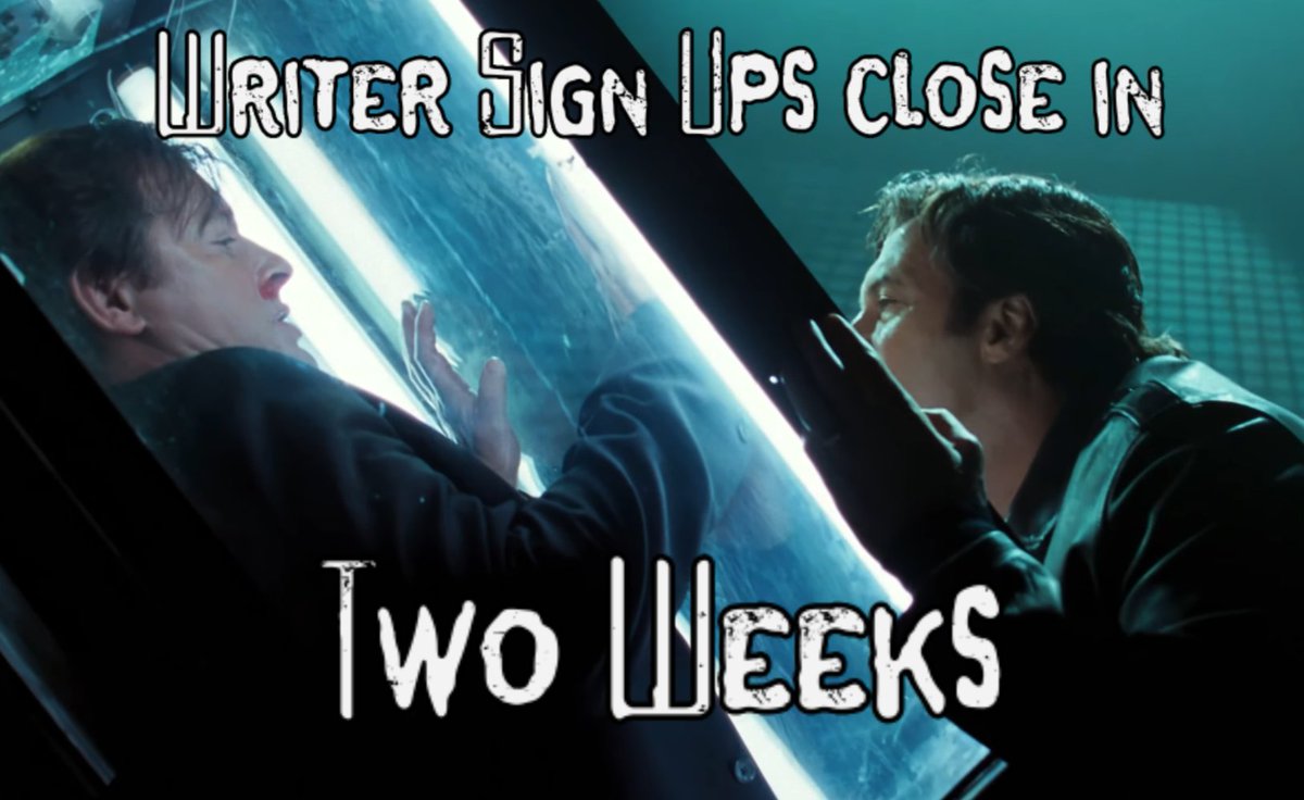 To give our artists the best chance of being matched with a writer we have decided to close writer sign-ups a week early on September 29th (TWO WEEKS from now!) forms.gle/QgnBP3XNKRc5e2…