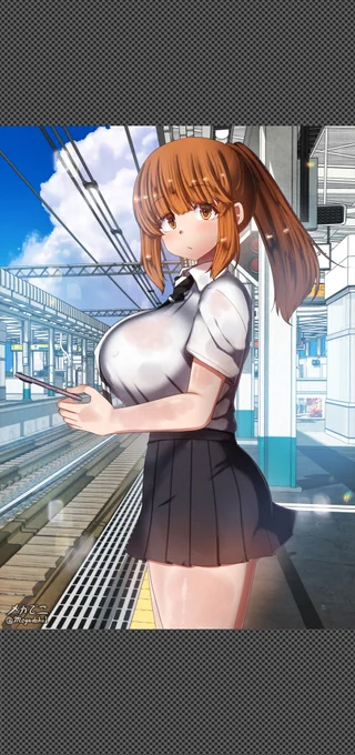 ポニ子ちゃん Ponytail girl .