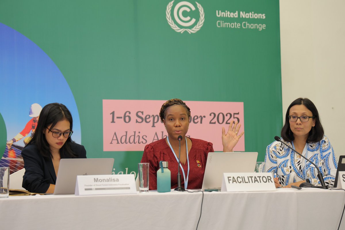 🌍✨ Caribbean pride!
Dr. Roxanne Graham-Victor (GWP-C) represented Grenada 🇬🇩 at UN Climate Week 2 in Addis Ababa, Ethiopia 🇪🇹—moderating key sessions on climate finance &amp; knowledge-sharing. 💧🌱

gwp.org/en/GWP-Caribbe…