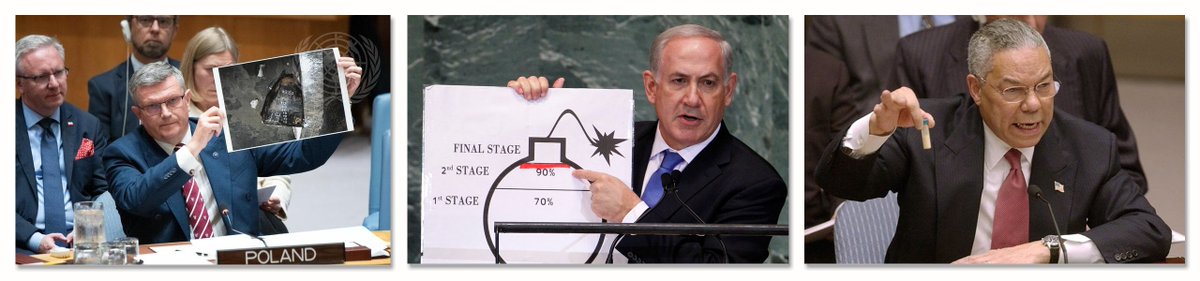 RHEINGOLD_X's tweet image. SAME PLACE - SAME PUPPETMASTERS - SAME LIES! 

und immer wieder gibt es Menschen, die sich von diesen Pharisäern in einen Krieg ziehen lassen! 
#Warmongers #UN #WebOfLies