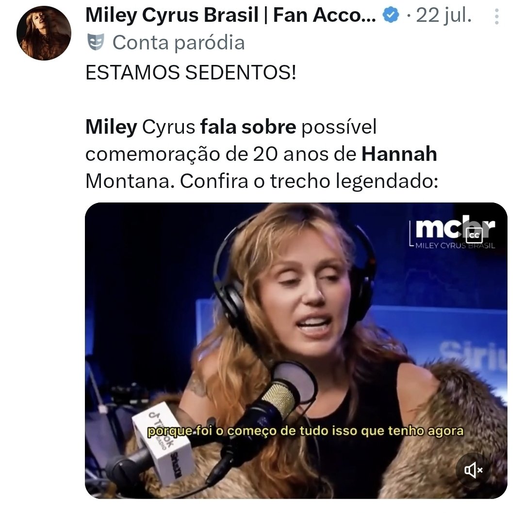 Engraçado os fãs dessas outras estarem zoando a Demi e os Jonas por isso, enquanto a Miley e a Selena estão se beneficiando de nostalgia não é de hoje.