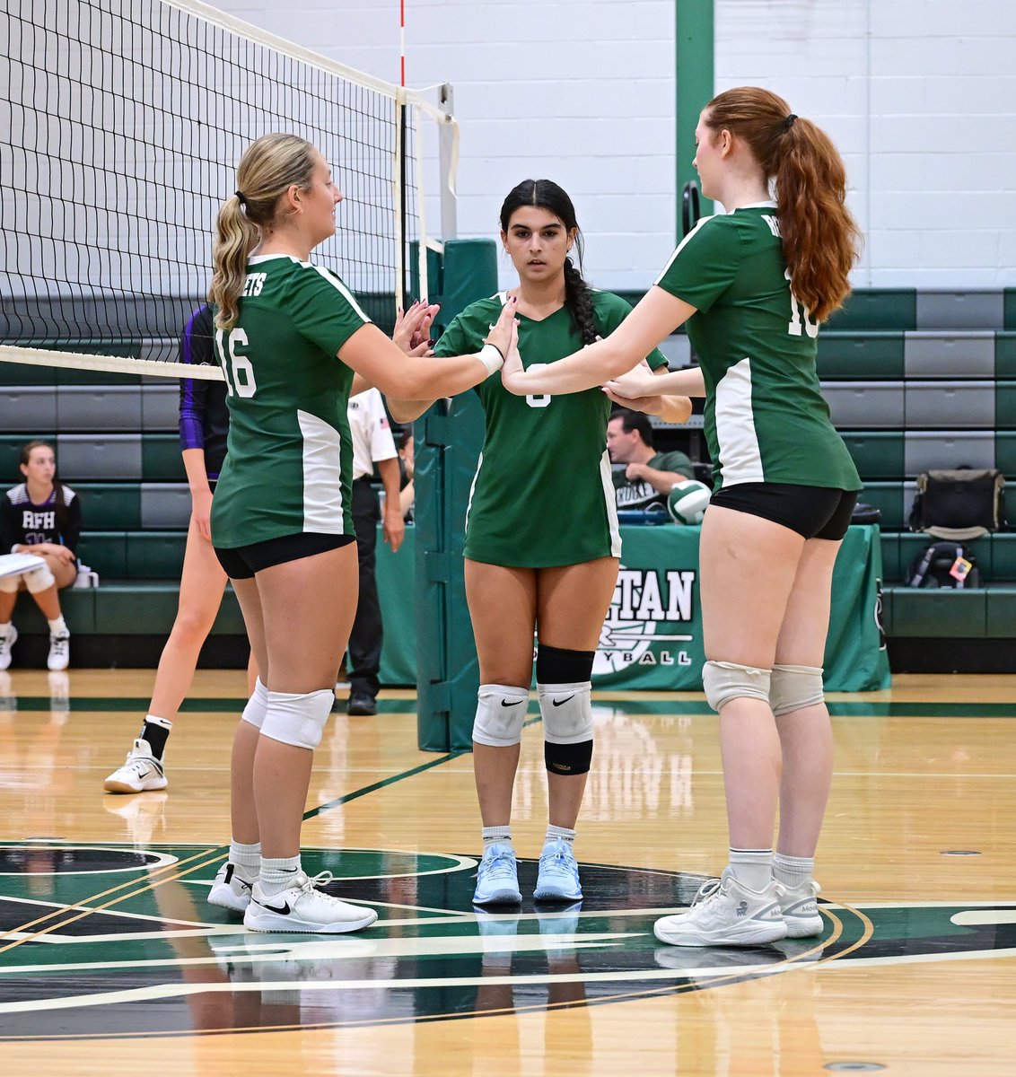 Varsity Volleyball with a two set sweep of RFH on Saturday. (3 of 3)