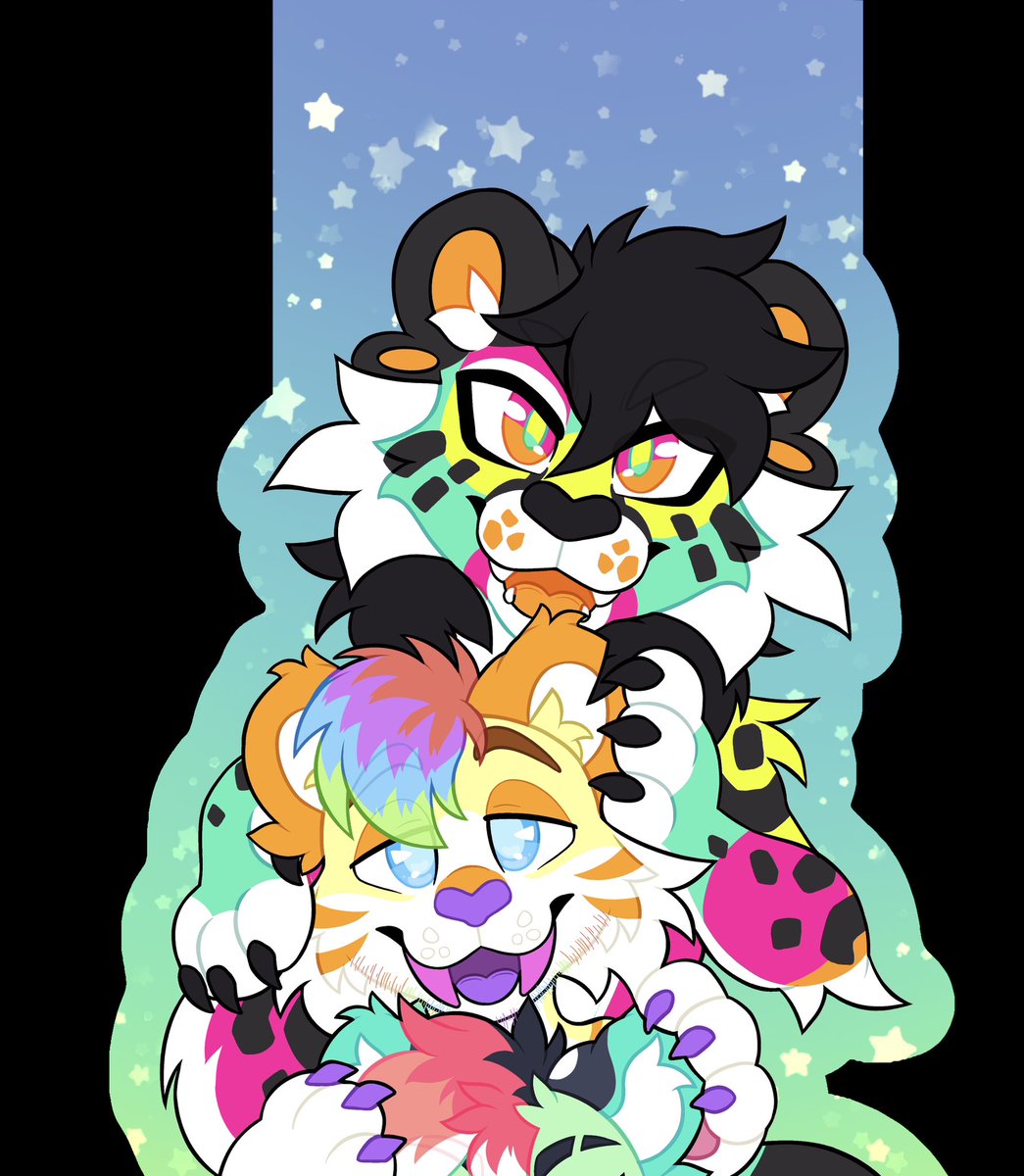 SeasideChee's tweet image. Banner gift art for my fwiends!!

✨💛 @paradoxxpalms @CactiMutt @LittleRavine 💛✨