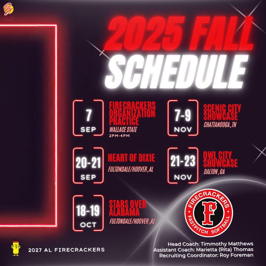 The fall season coming up and I’m very excited to be back on the field with my team
<a href="/SouthAlabamaSB/">South Alabama Softball 🥎</a> <a href="/TroyTrojansSB/">Troy Softball</a> <a href="/BamaStateSB/">Alabama State Softball</a> <a href="/UAH_SB/">UAH Softball</a> <a href="/UNASoftball/">North Alabama Softball</a> <a href="/WallaceStSB/">Wallace State Softball</a>