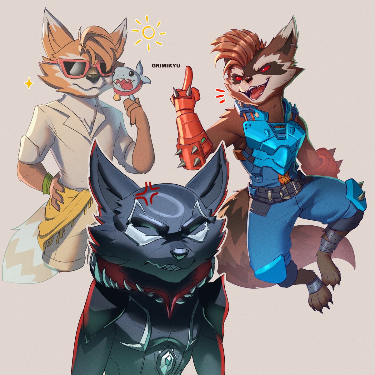 I flarking love this raccoon 🦝

Wanted to draw some Rocket and experiment with color and what not! Enjoy :]

#MarvelRivals #rocketracoon