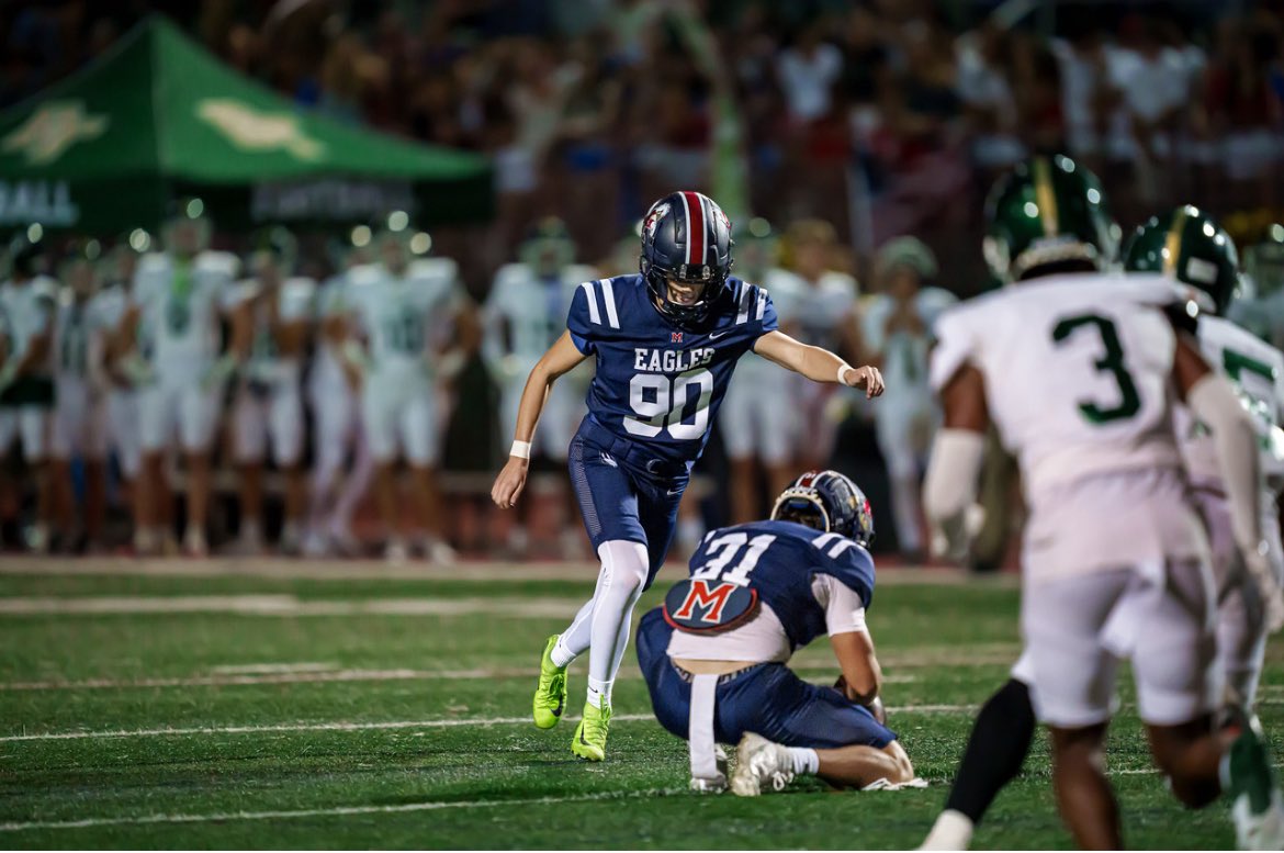 Weeks 1-4 stats
XP: 11/12 (one blocked)
FG: 2/2 (Long of 41)
<a href="/CoachBenReaves/">Ben Reaves Jr.</a> <a href="/coachsylvestri/">Vinny Sylvestri</a> <a href="/MiltonEagles_FB/">Milton High School Football</a>