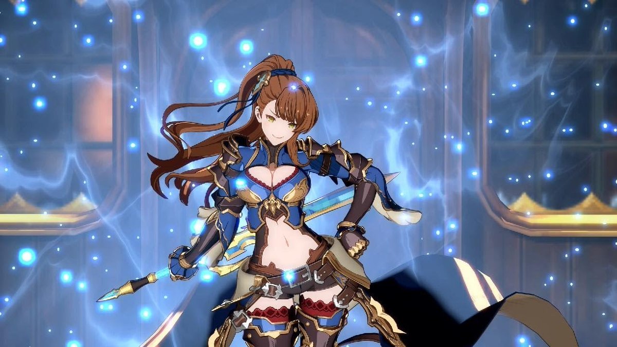 dailyfggirls's tweet photo. the fighting game girl of the day is   
  beatrix ♡ granblue fantasy versus: rising https://t.co/kcN51lWtl7