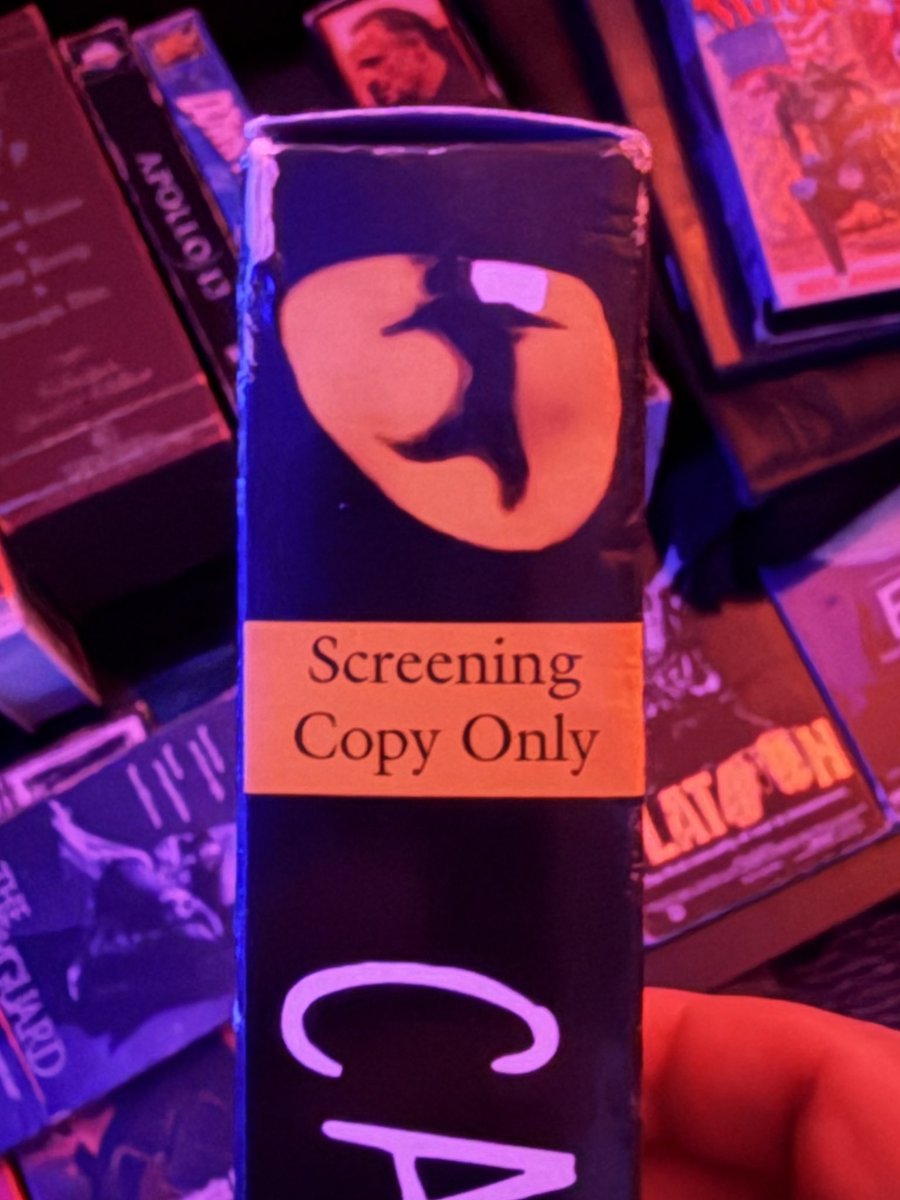 PO3SMITH's tweet image. Never did see Cats - now I can pretend to be the Broadway elite for just one show lol @catsthemusical  #Catsshow @VHSDVDBLURAY4K @BlockbusterVHS_ #screenercopy   
#vhs #savers #obsoleteformat