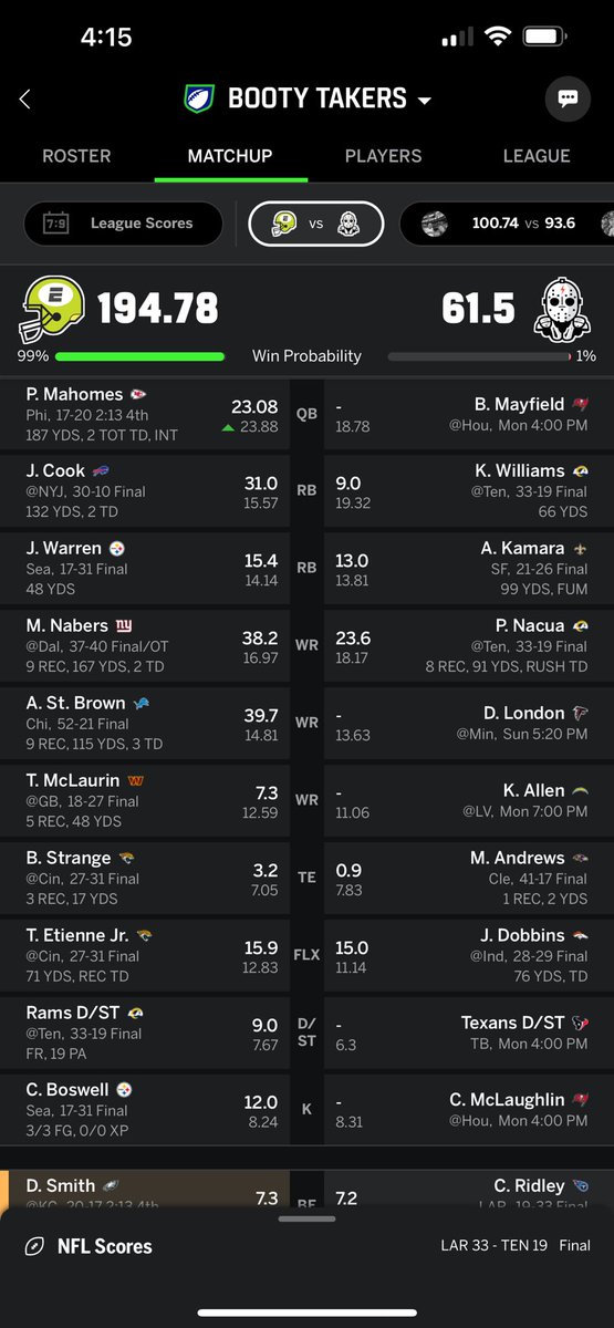 Half PPR 12 man league 😈